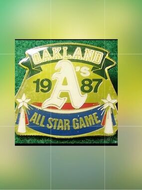 Oakland A's 1987 ALL-STAR Game logo Pin